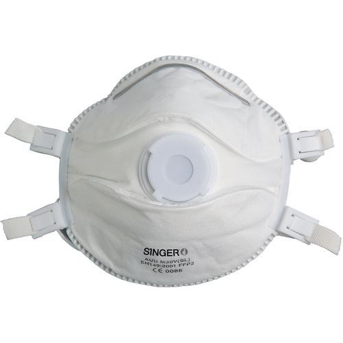 Boîte De 5 Masques Ffp3d Avec Double Élastique De Fixation