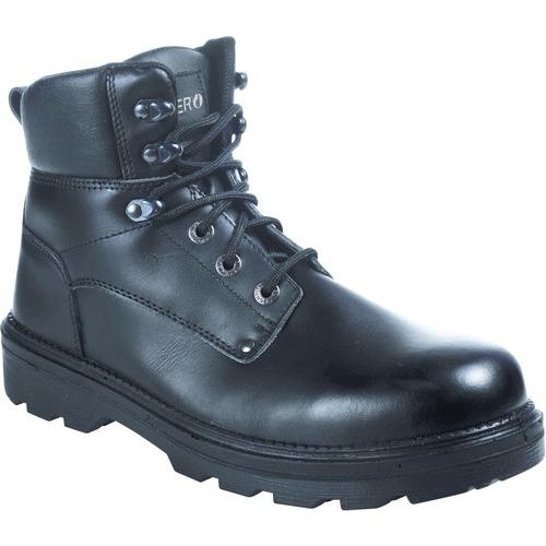 Brodequin En Cuir Fleur Lisse Fermeture Par Lacet 39 à 47