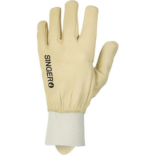Gants De Manutention En Cuir De Protection Hydrofuge Taille 9