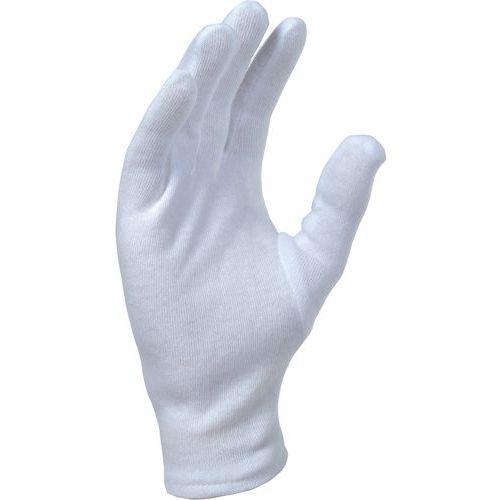 Gants à Usage Spécifique En Coton Interlock Blanchi Avec Ourlet Taille 12