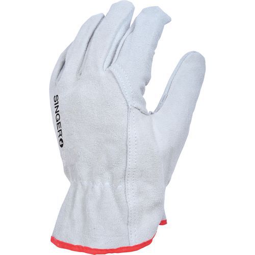 Gants De Manutention En Croûte Avec Une Elastique De Taille 10