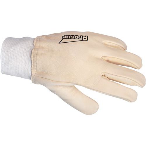 Gants De Manutention Tout Fleur Bovin Avec Protège Artère Taille 10