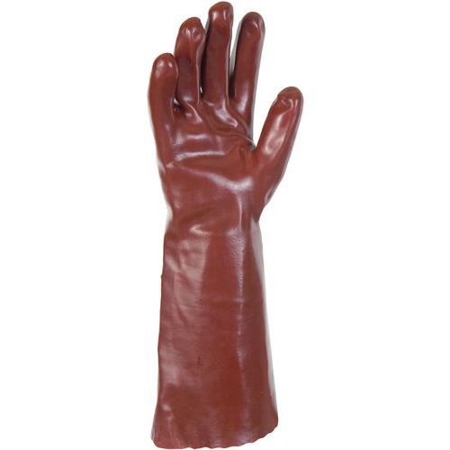 Gants De Manutention En Pvc Rouge De 40 Cm Et De Taille 10