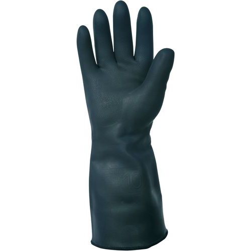 Gants De Manutention Néoprène En Bouclette Acrylique De 40cm Et De Taille 8