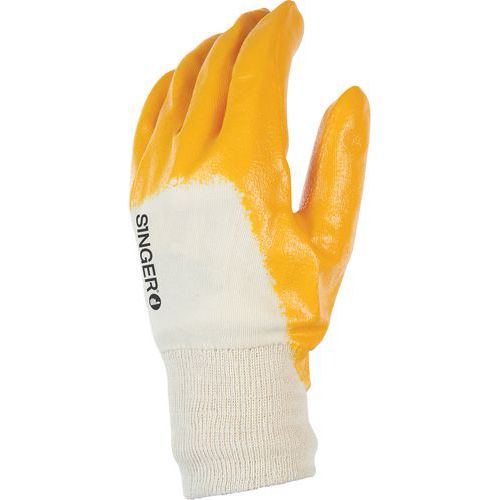 Gants De Manutention Nitrile Ultra Light De Couleur Jaune En Taille 9