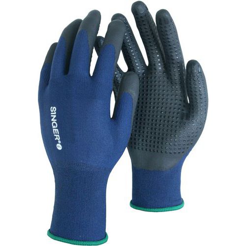 Gants De Manutention Synthétique Avec Une Mousse Sur La Paume De Taille 10