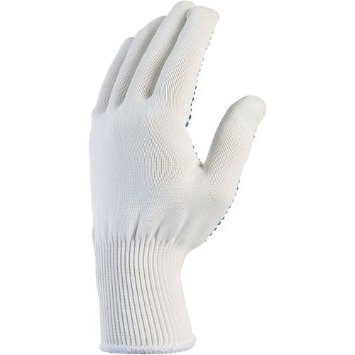 Gants De Manutention Tricoté à Mousse Vanisé En Coton Picots De Taille 9