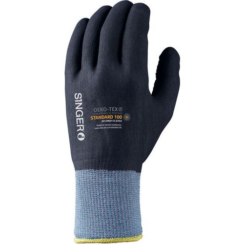 Gants De Manutention Nitrile Avec Picots Enduction Totale Taille 9