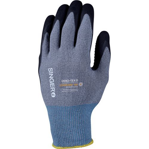 Gants De Manutention Nitrile Picots Enduction Paume Jauge 15 Taille 11