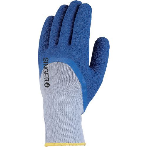 Gants De Manutention De Protection Tricoté Avec Enduction De Latex Taille 10