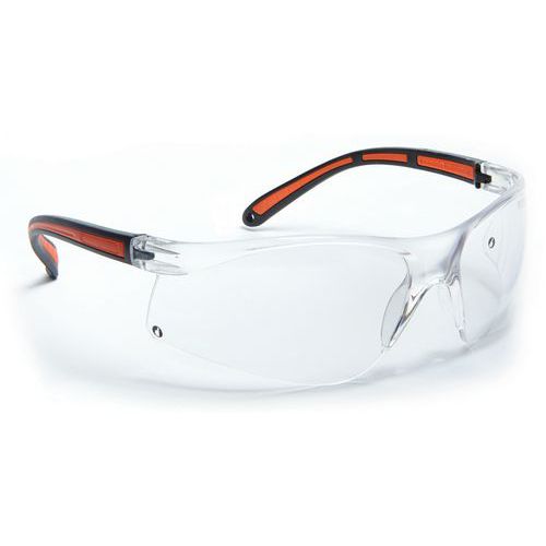 Lunettes De Protection à Branches Orange Avec Protection Uv