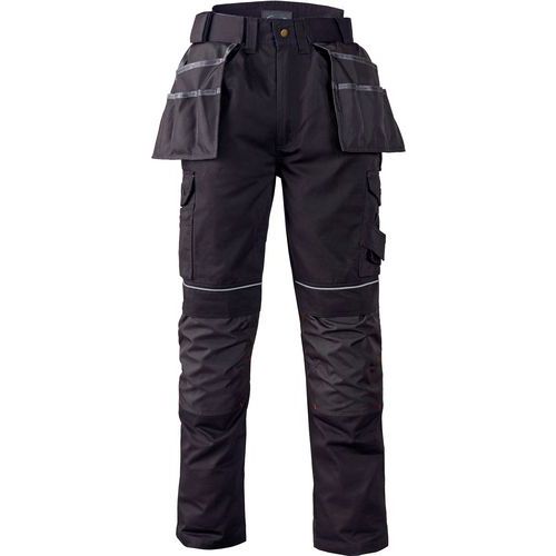 Pantalon De Travail Multipoches En Polycoton De Taille S