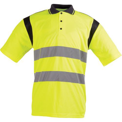 Polo Tricot De Haute-visibilité Jaune En Taille Xl