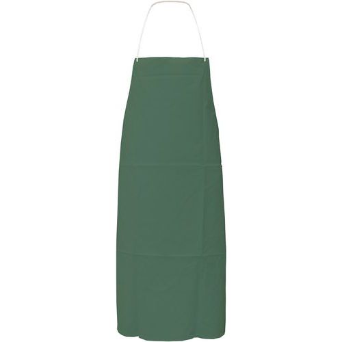 Tablier Vert En Pvc Avec Bavette 120 X 90 Cm
