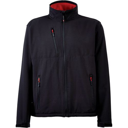 Veste Softshell Noire Coupe Vent De Taille Xxl - Unisexe