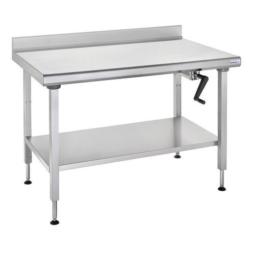 Table à Dosseret à Hauteur Réglable Ergonomix Avec Ã‰tagère 700x1200mm