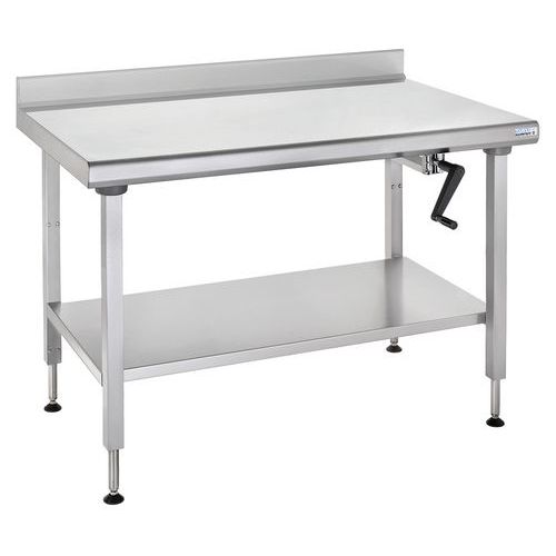 Table à Dosseret à Hauteur Réglable Ergonomix Avec Ã‰tagère 700x1600mm