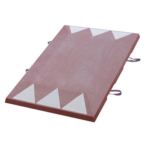 Coussin Berlinois Béton Rouge Sablé