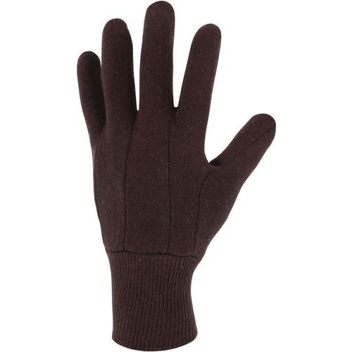 Gants à Usage Spécifique En Coton Jersey Marron Pour Femme En Lot De 10