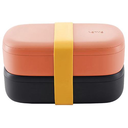 Boîte Repas Rose Corail - Lunch Box To Go - Lekue