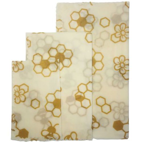 Set De 3 Feuilles D'emballage Alimentaire - Wrapéo -