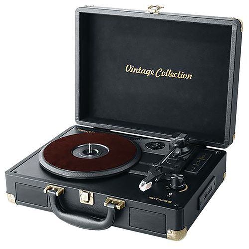 Muse - Platine vinyles MT103GD Noir - Enceinte intégrée Bluetooth USB RCA - Son de qualité