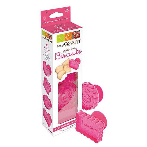 Kits 4 Découpoirs - Je Fais Mes Biscuits - Scrapcooking