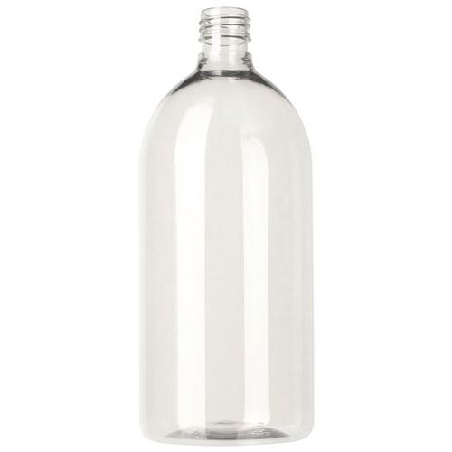 Flacon PET Cosmo Sirop avec Pompe - 1000 mL - Transparent - Usage Alimentaire - Recyclable
