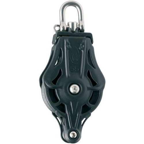Godet - Poulie Emerillon Manille Ringot 45mm pour cordage 10mm - CMU 400kg - Levage Robuste