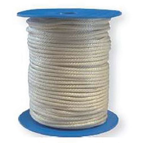 Godet - Drisse américaine hélicoïdale polyamide D5mm - Bobine 100m - Blanc - Résistance 300kg