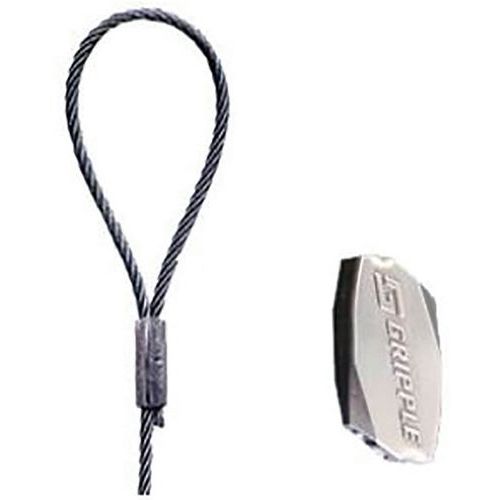 Godet - Lot de 10 Gripples et Câbles avec Boucle D3mm L2m - ZAMAC - CMU 90kg - Levage Sécurisé