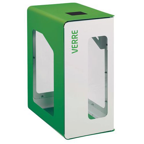 Borne De Tri 90l Cubatri Vigipirate Blanc/vert