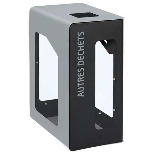 Borne De Tri 90l Cubatri Vigipirate Manganèse/gris