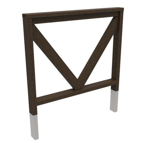 Barrière Canopée 120 Cm À Sceller - Marron