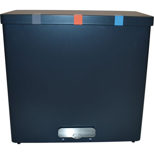 Poubelle à Pédale Recyclokick 3 3x34 L