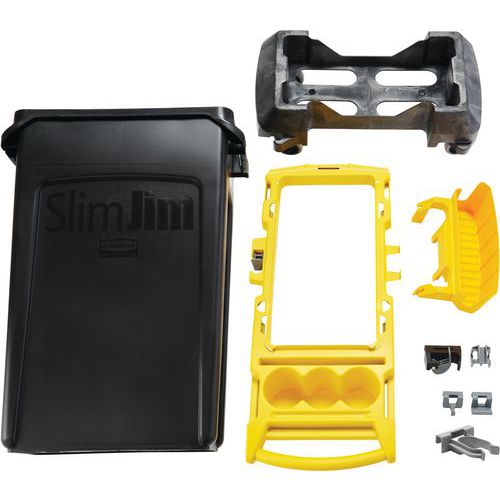 Chariot de ménage Slim Jim avec clip pour Pulse, Rubbermaid - Accessoires Jaune Chariot de ménage Slim Jim avec clip pour Pulse, Rubbermaid - Accessoires Jaune