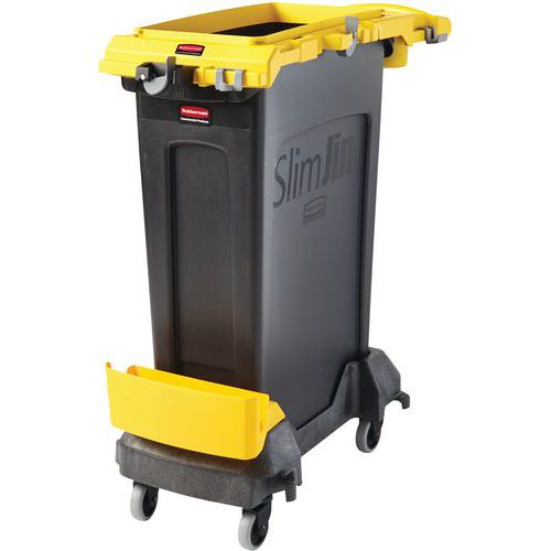 Chariot de ménage Slim Jim Jaune, Rubbermaid Chariot de ménage Slim Jim Jaune, Rubbermaid