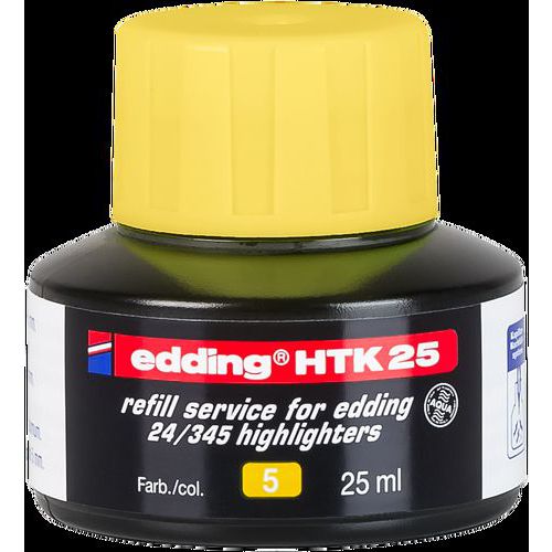 Recharge 25 ml pour surligneur jaune Ecoline EDDING thumbnail image 1