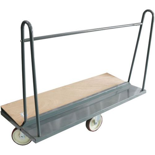 Chariot Porte Panneau 1500x680 Mm - 400 Kg - Roues Caoutchouc