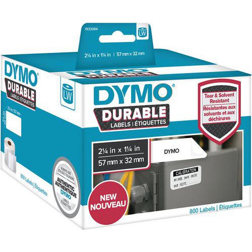 Dymo 1 Ã‰tiquette Adhésive Labelwriter Plastique Blanc - Dymo
