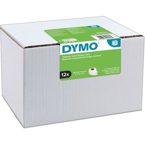 Dymo 1 Ã‰tiquette Adhésive Expédition/badge Papier Blanc Labelwriter - Dymo