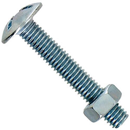 Boulon Poêlier En Acier Zingué De 8x80 Et De Coque 4