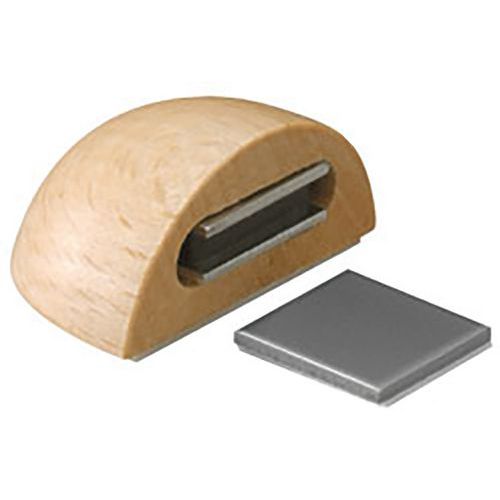 Butée De Porte Arrêt Magnétique Blanc Imitation