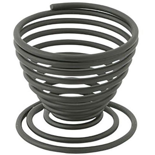 Coquetier Spiral Noir De 5 Cm