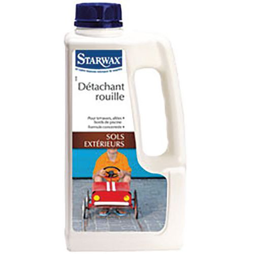 Détachant rouille pour sols extérieurs - Starwax Détachant rouille pour sols extérieurs - Starwax