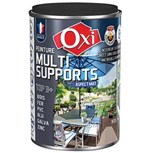 Peinture Bois Fer Pvc Mat 250ml Noir Double Action