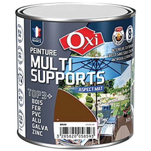 Peinture Bois Pvc Mat 500ml Brun Double Action