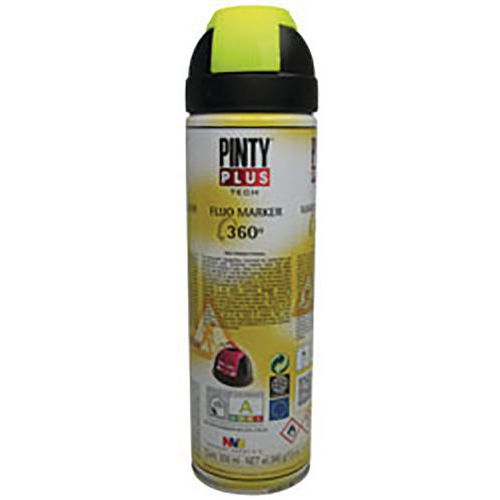 Peinture Bombe Traçage Chantier Jaune De 500 Ml T146 254