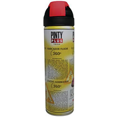 Peinture Bombe Traçage Chantier Rouge De 500 Ml T107 250