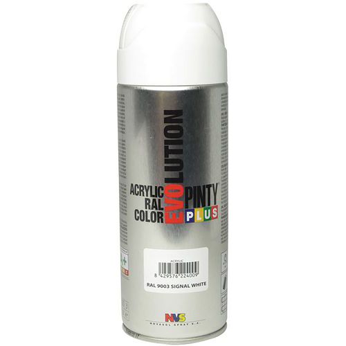Pinty 400ml Ral 9003 Brillant En Blanc